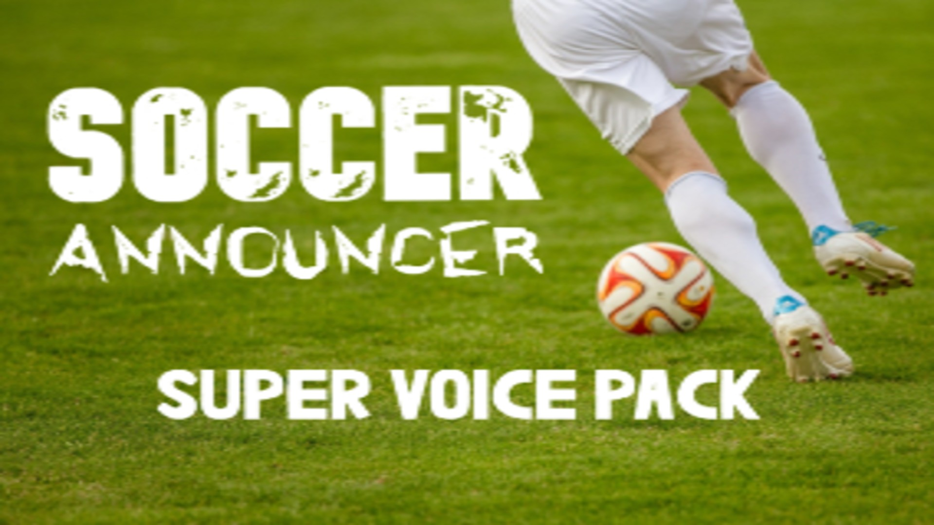 Football/Soccer Announcer Voice Pack Sound Effects for Games